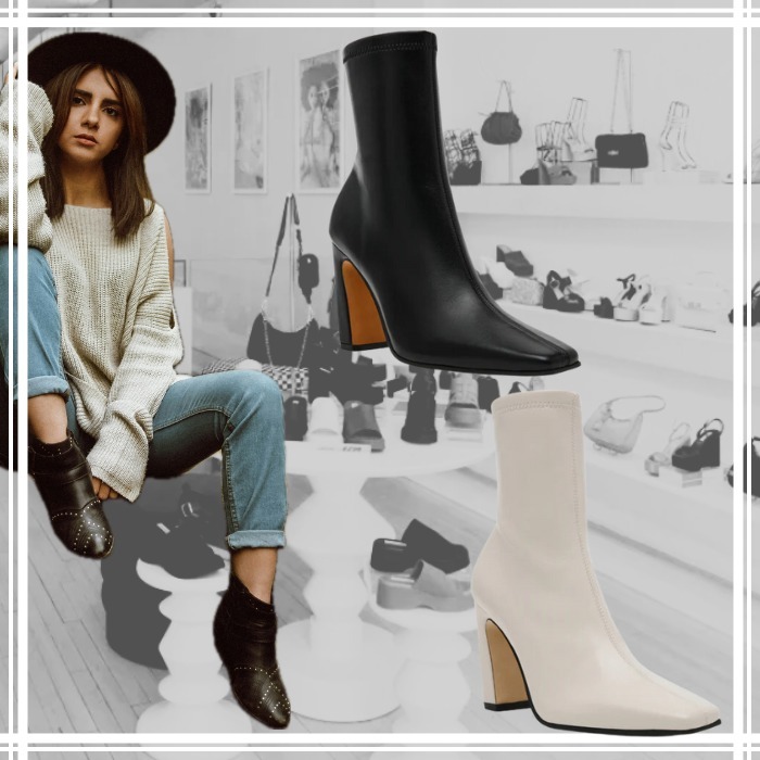 Steve Madden ブーツ シンプル トレンディ きれいめ オフィス