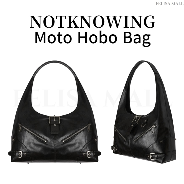 [NOT KNOWING] Moto Hobo Bag 韓国バッグ ショルダー ★追跡あり