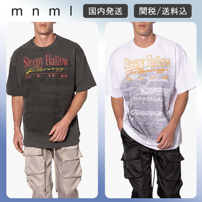 大人気！mnml★SHRC レースウェイ Tシャツ