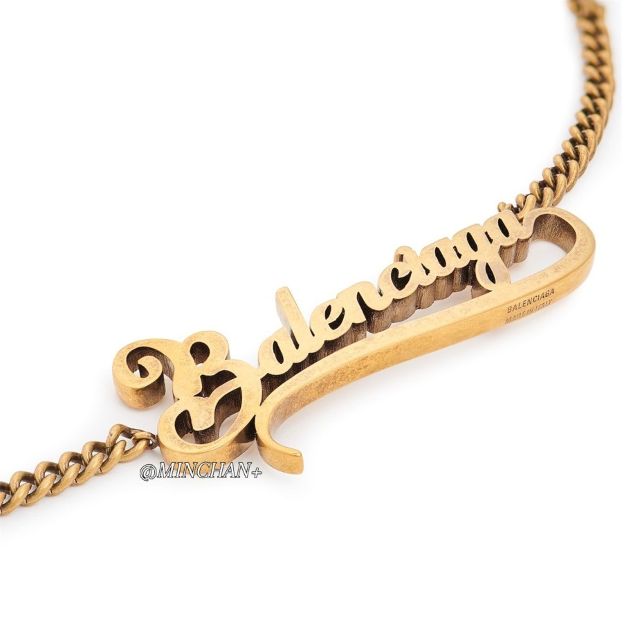 SALE!! バレンシアガ タイポ バレンタイン ロゴ ブレスレット BALENCIAGA】Typo Valentine タイポバレンタイン ブレスレット