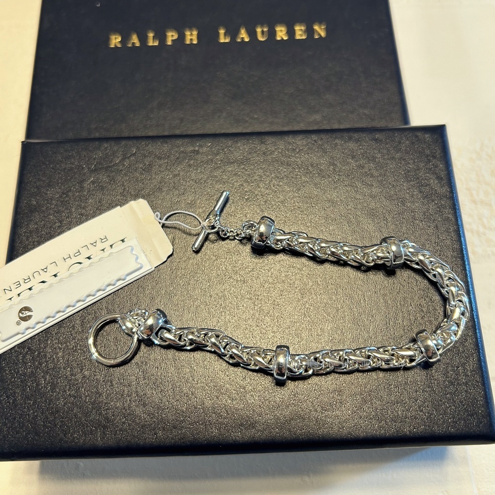 ギフトボックス入り★Ralph Lauren★クリスタル/ブレスレット 国内在庫BOX付 Ralph Lauren レスレット ユニセックス (Ralph