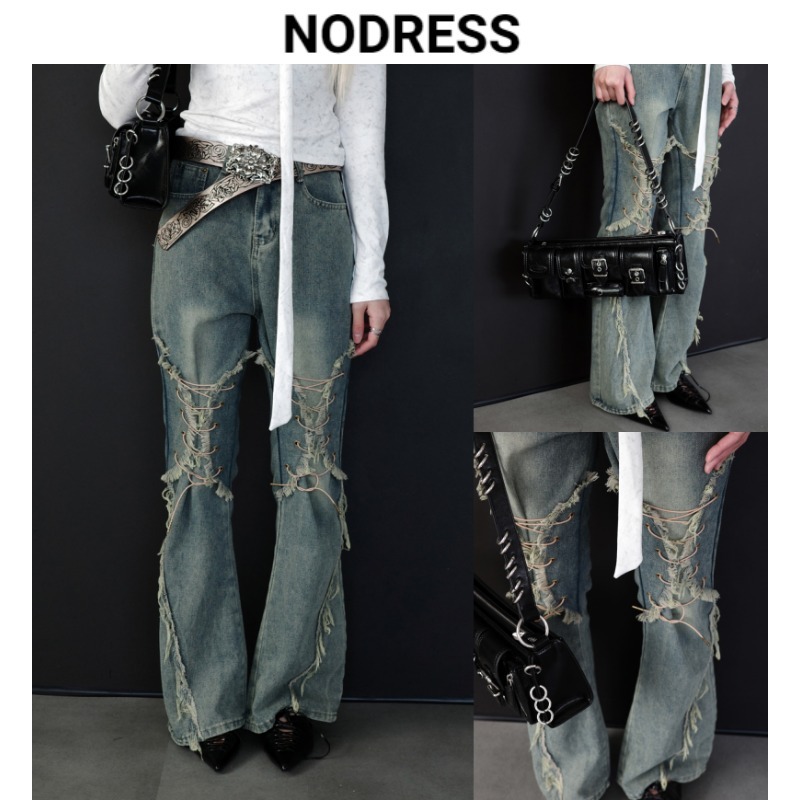 【NODRESS】corset boot-cut pt デニム