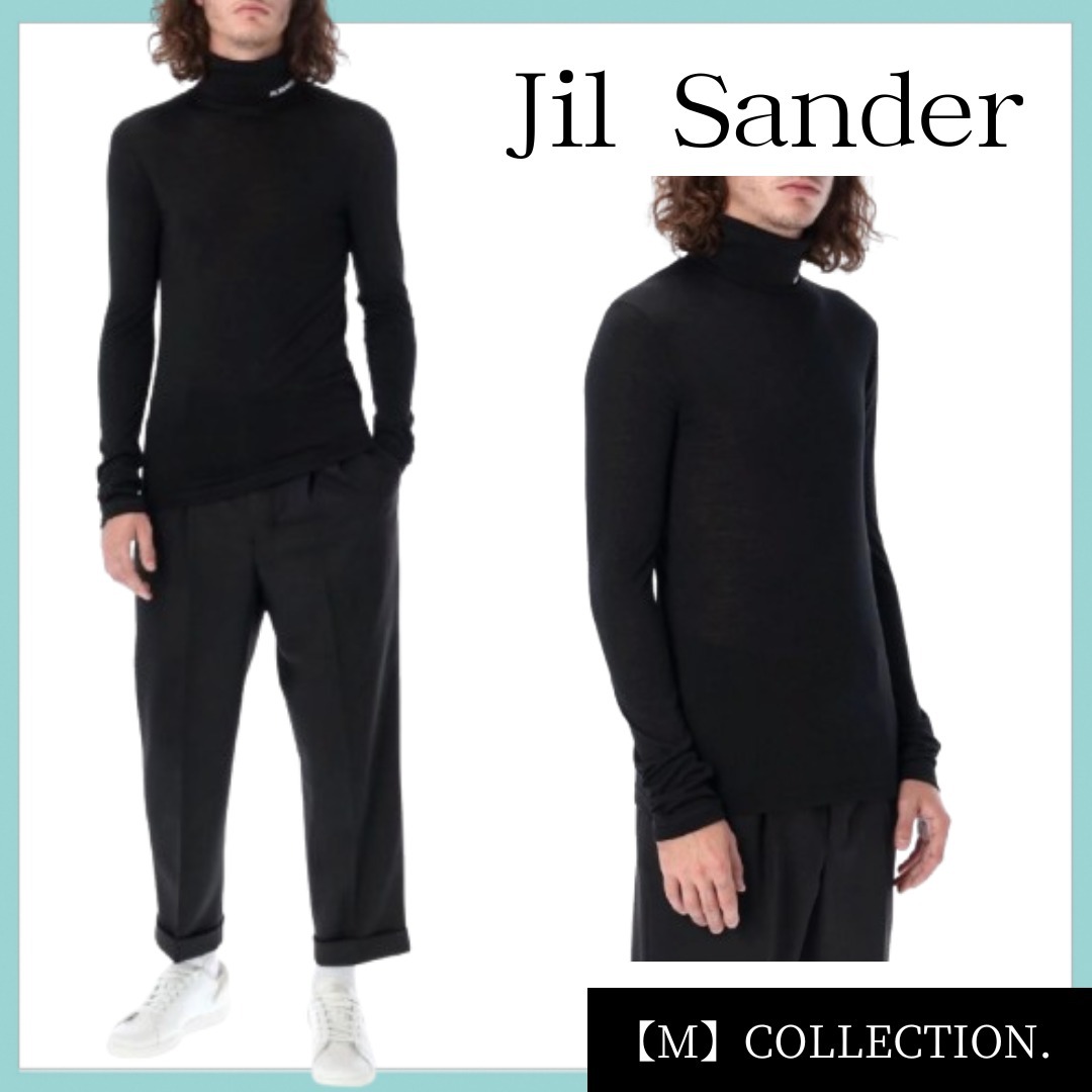 Jil Sander 長袖 ロゴプリント ジャンパー