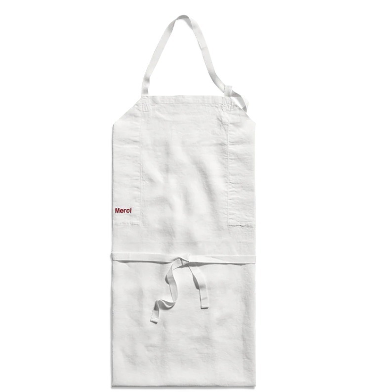 ★Merci★ メルシー ウォッシュド リネン エプロン 送料関税込 ☆Merci Paris☆ウォッシュドリネンエプロン☆全14色☆関税込み