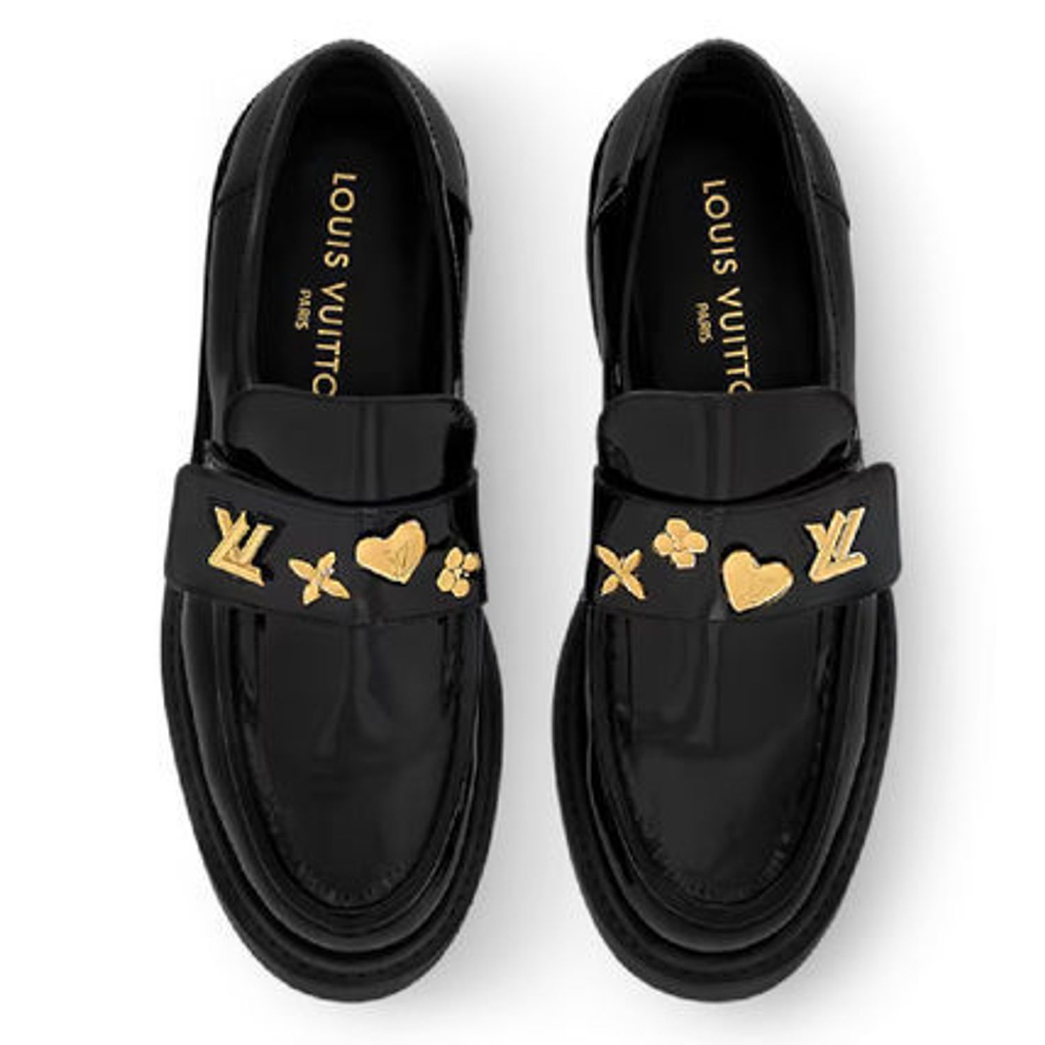 《可愛いスタッズ》LOUIS VUITTON アカデミーライン ローファー
