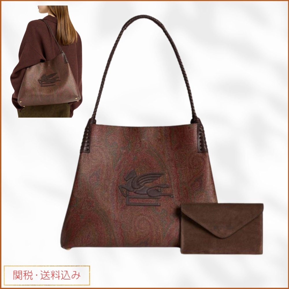 ETRO ペイズリージャカード リブラ トートバッグ：ミディアム
