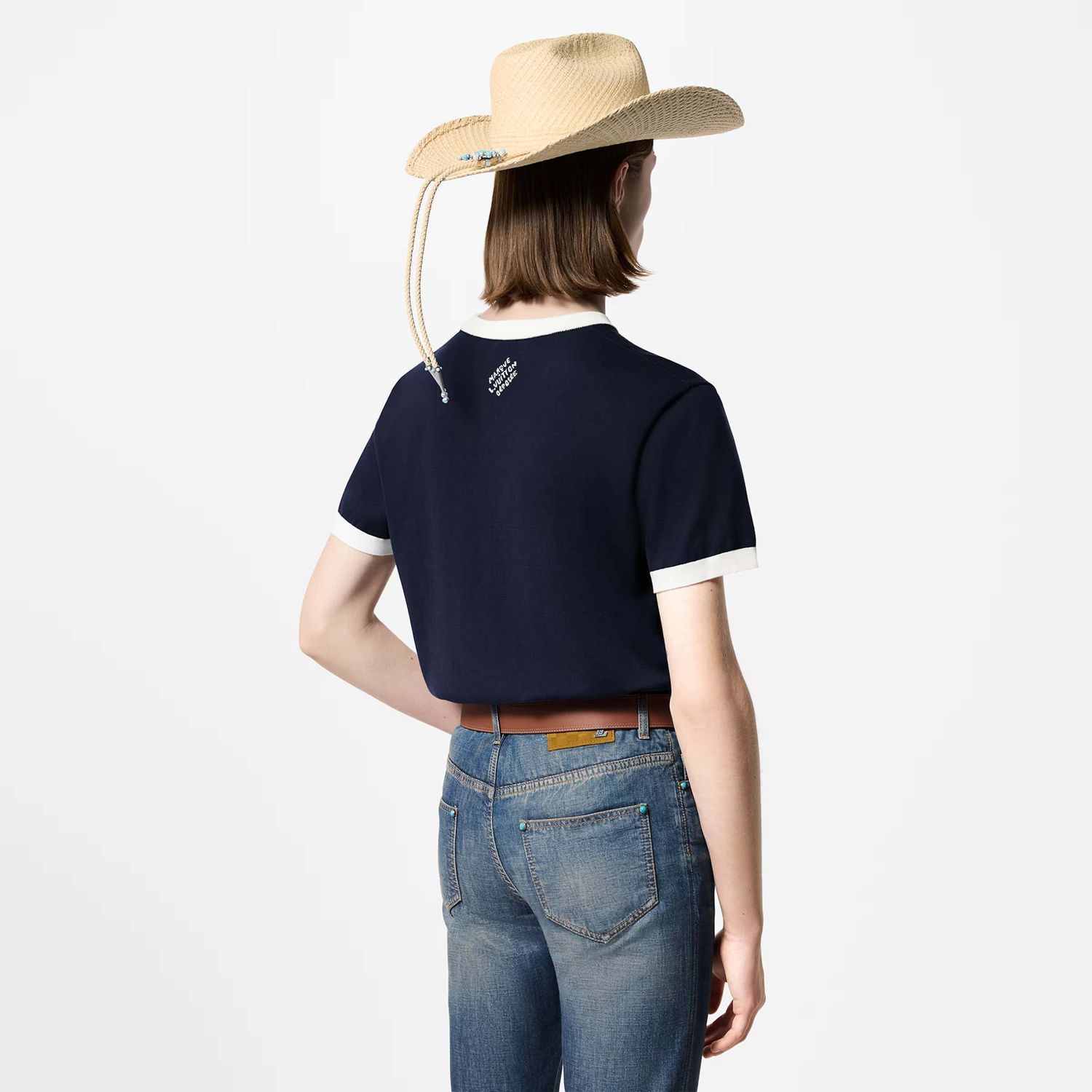《目を惹く/花柄デザイン》LOUIS VUITTON Tシャツ 半袖