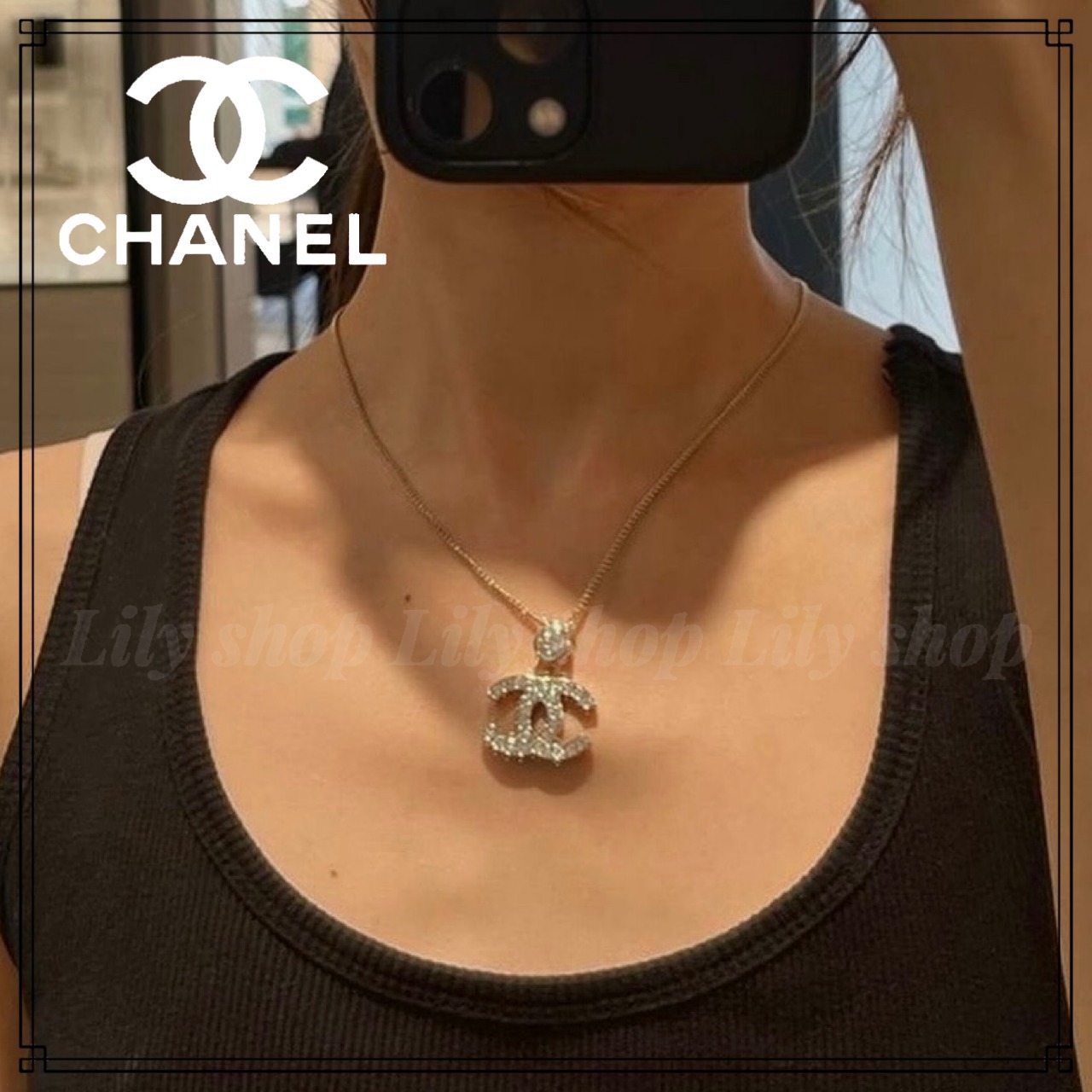 上品に煌めく♡【CHANEL】ネックレス