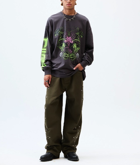 ◆24AW CRITIC X ALIEN COLLAGE LONG SLEEVE TS/2色◆