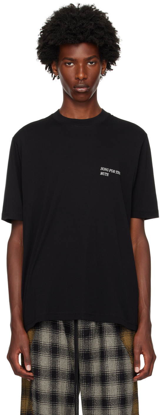 【関税込み】Song for the Mute ブラック SFTM Tシャツ