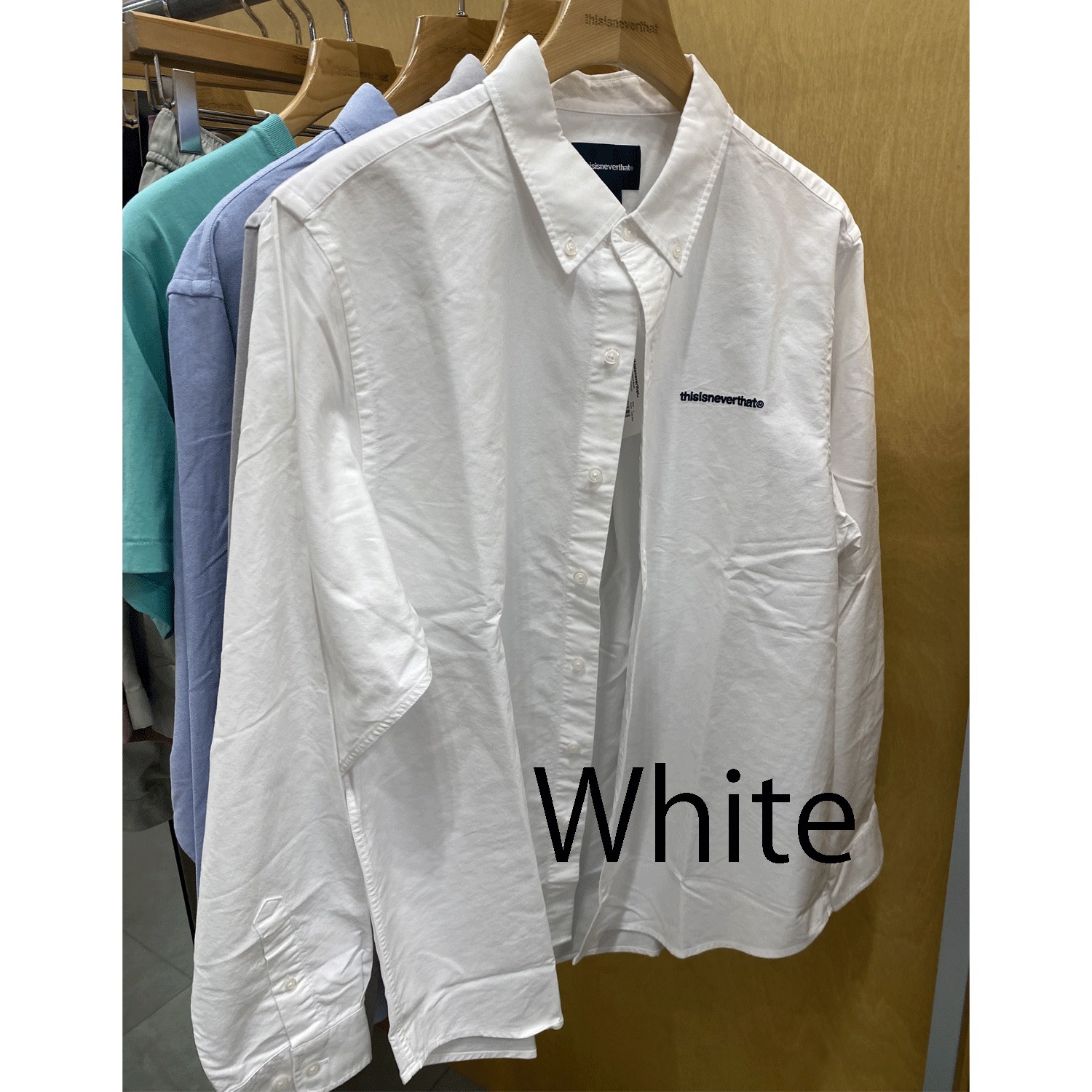 ★thisisneverthat★T-Logo Oxford Shirt