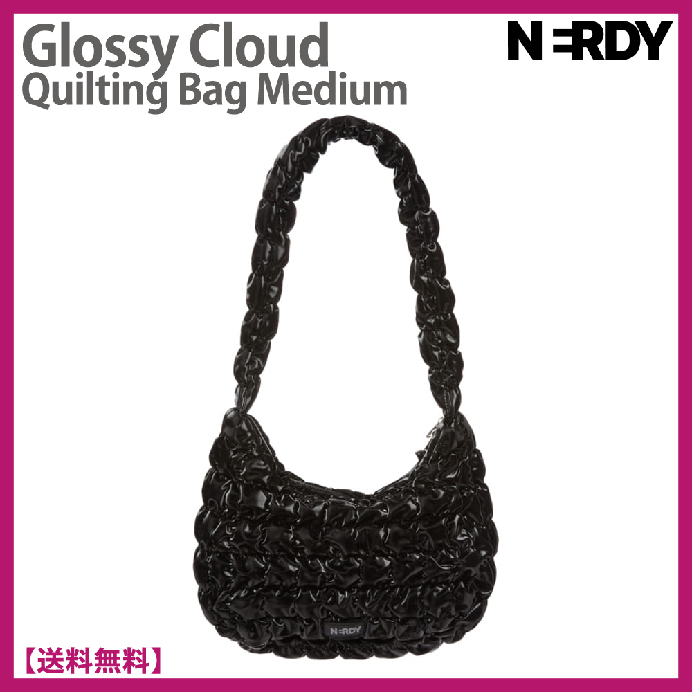 [24FW]★ノルディ★Glossy Cloud Quilting Bag(Medium)★バック