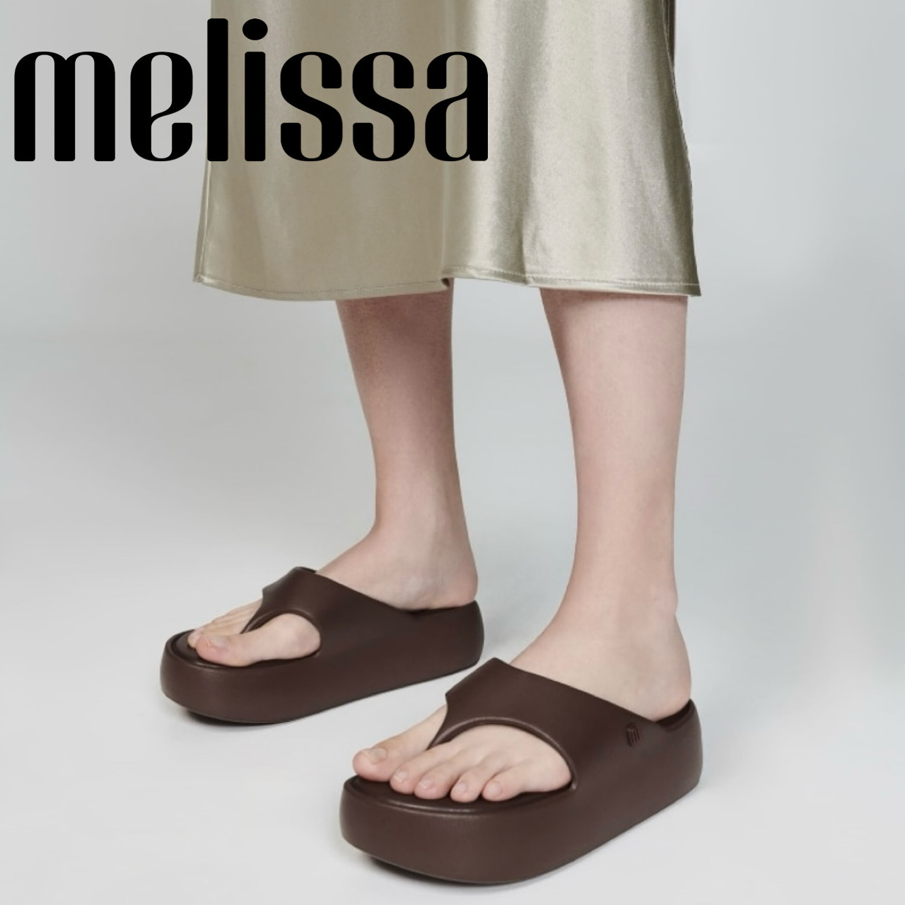 超軽量！Melissa プラットフォーム トングサンダル送料込/追跡付