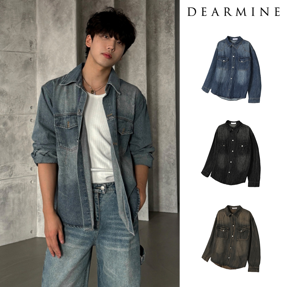 【DEARMINE】Bella Western Denim Shirt