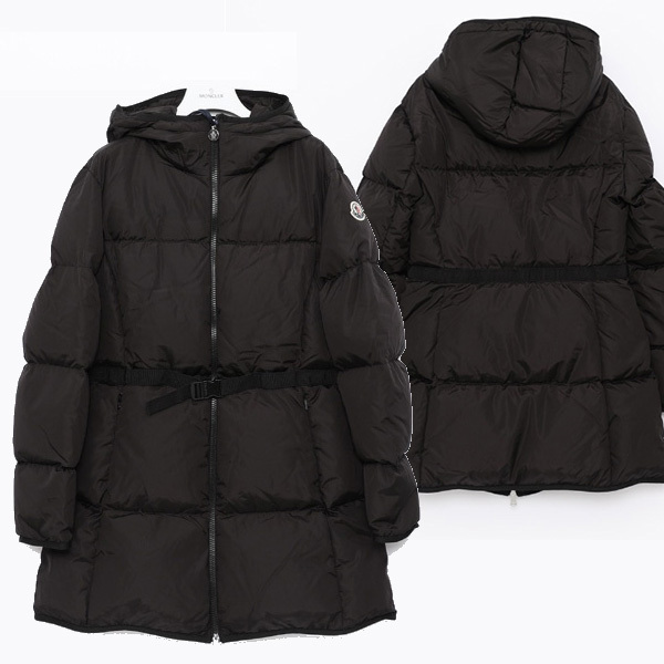 MONCLER☆SIRLI ロゴフード ジップ ダウンパディングジャケット