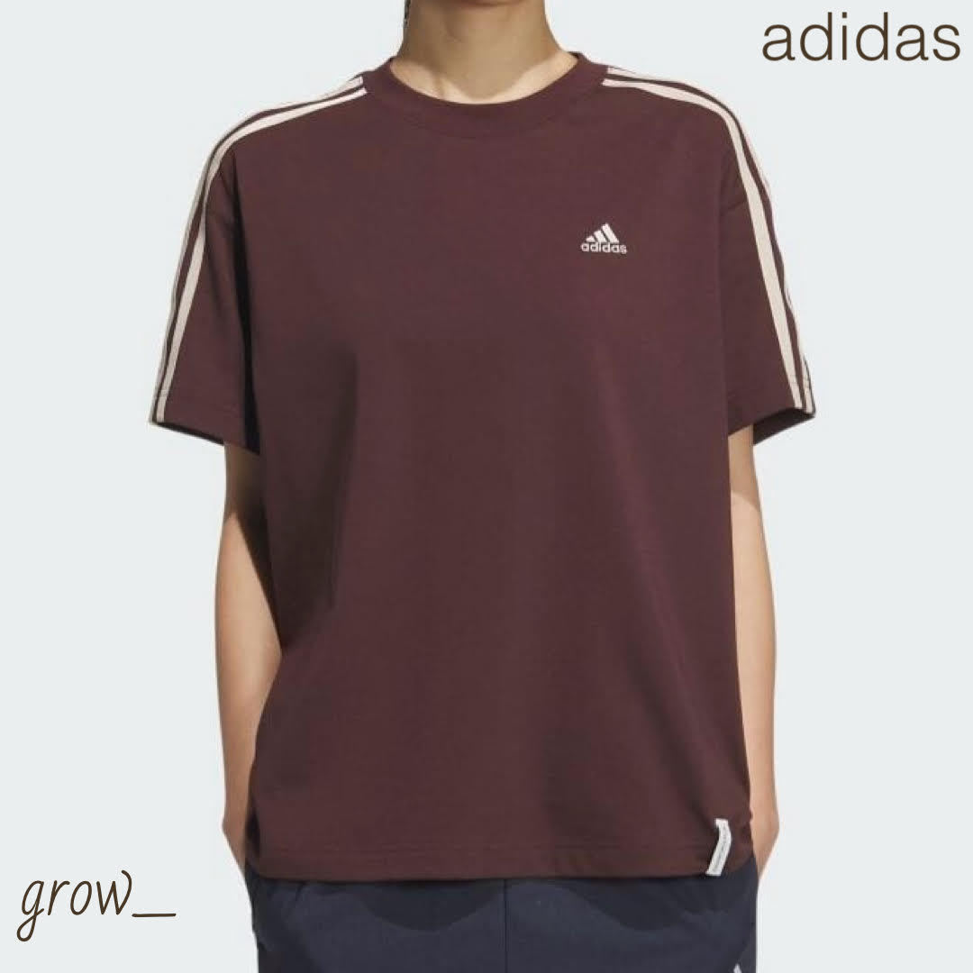 adidas エッセンシャルズ プラス 3ストライプス Tシャツ 送料込