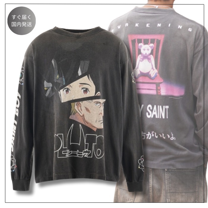 完売必至★レア【SAINT Mxxxxxx】PLUTOコラボ ロンT