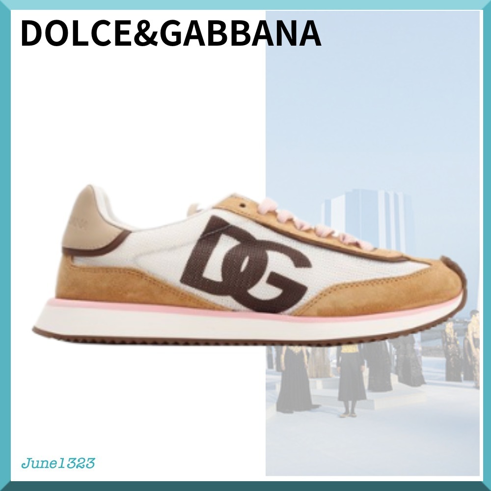 国内配送【DOLCE&GABBANA】DG CUSHION マテリアル スニーカー