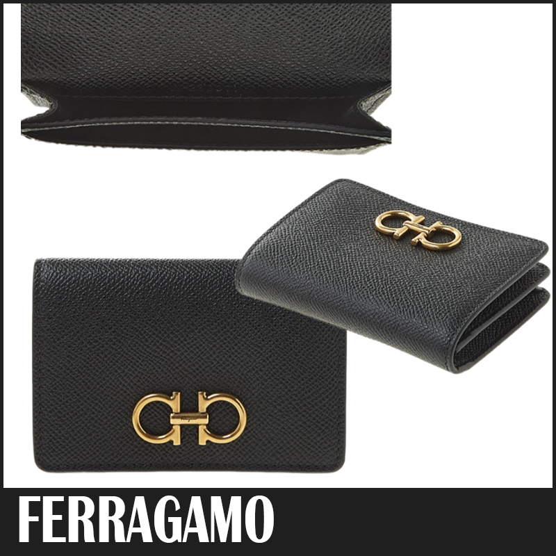 ☆送料関税込☆FERRAGAMO ガンチーニ カードケース☆超人気☆