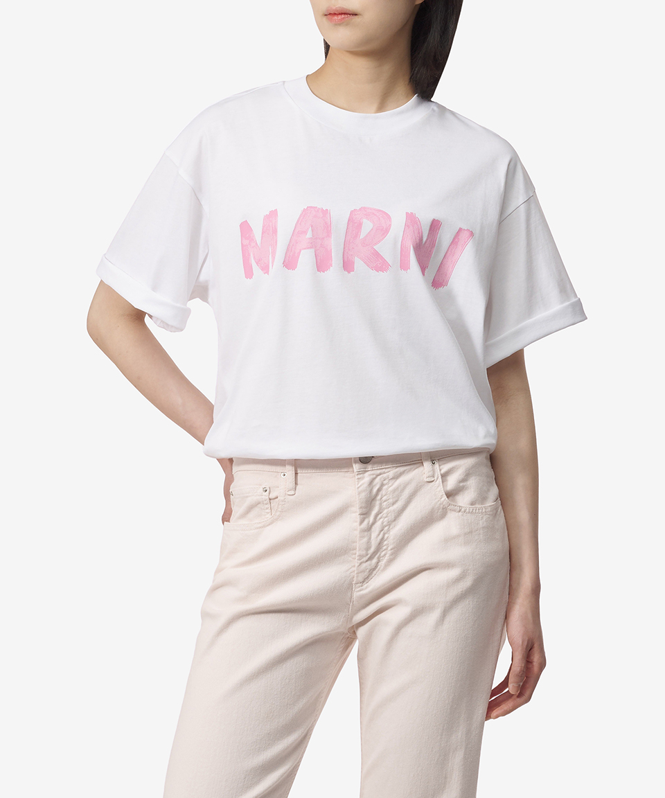 《MARNI》 ロゴ プリント Tシャツ