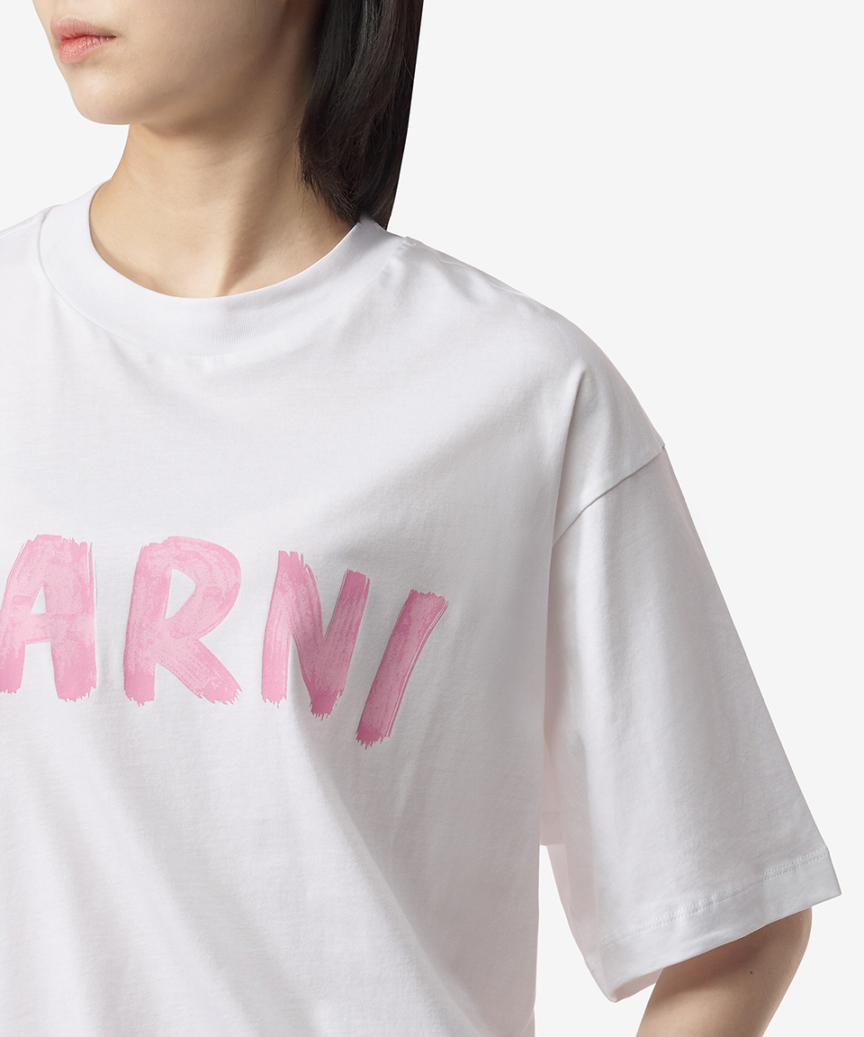 《MARNI》 ロゴ プリント Tシャツ