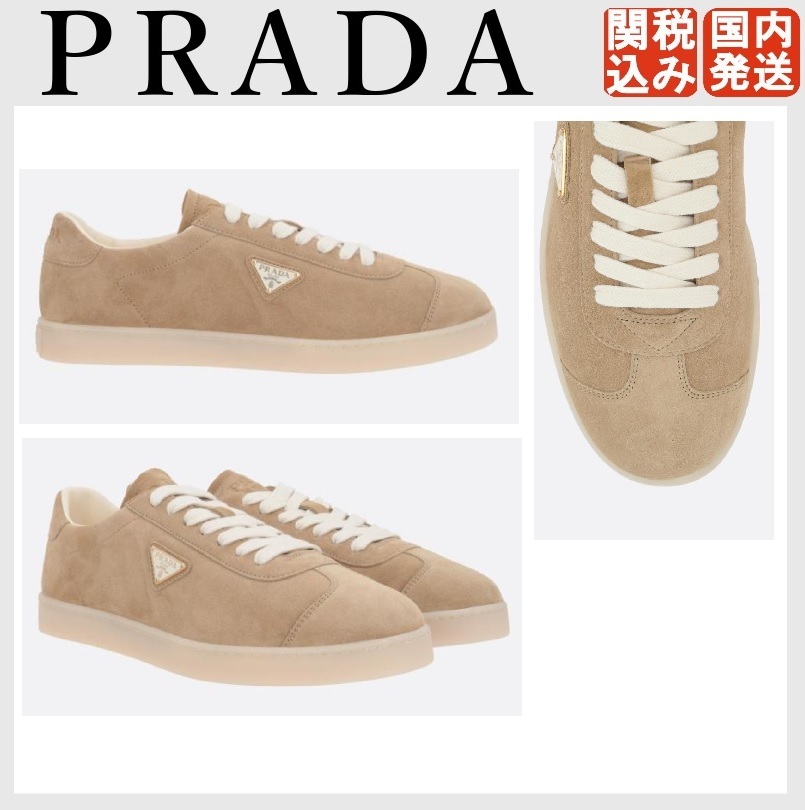 【関税込み】PRADA Lane suede sneakers