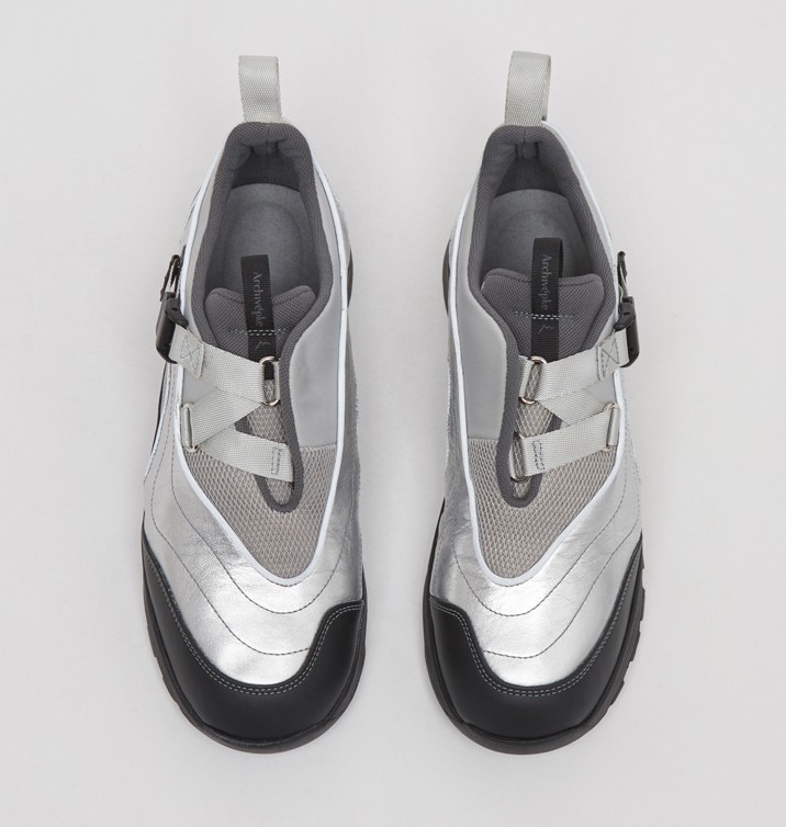 スニーカー [Archivepke x CAYL] Vibram strap sneakers : Glossy stone CAYL X Archivepke] / ☆ Vibram strap sneakers/Glossy stone