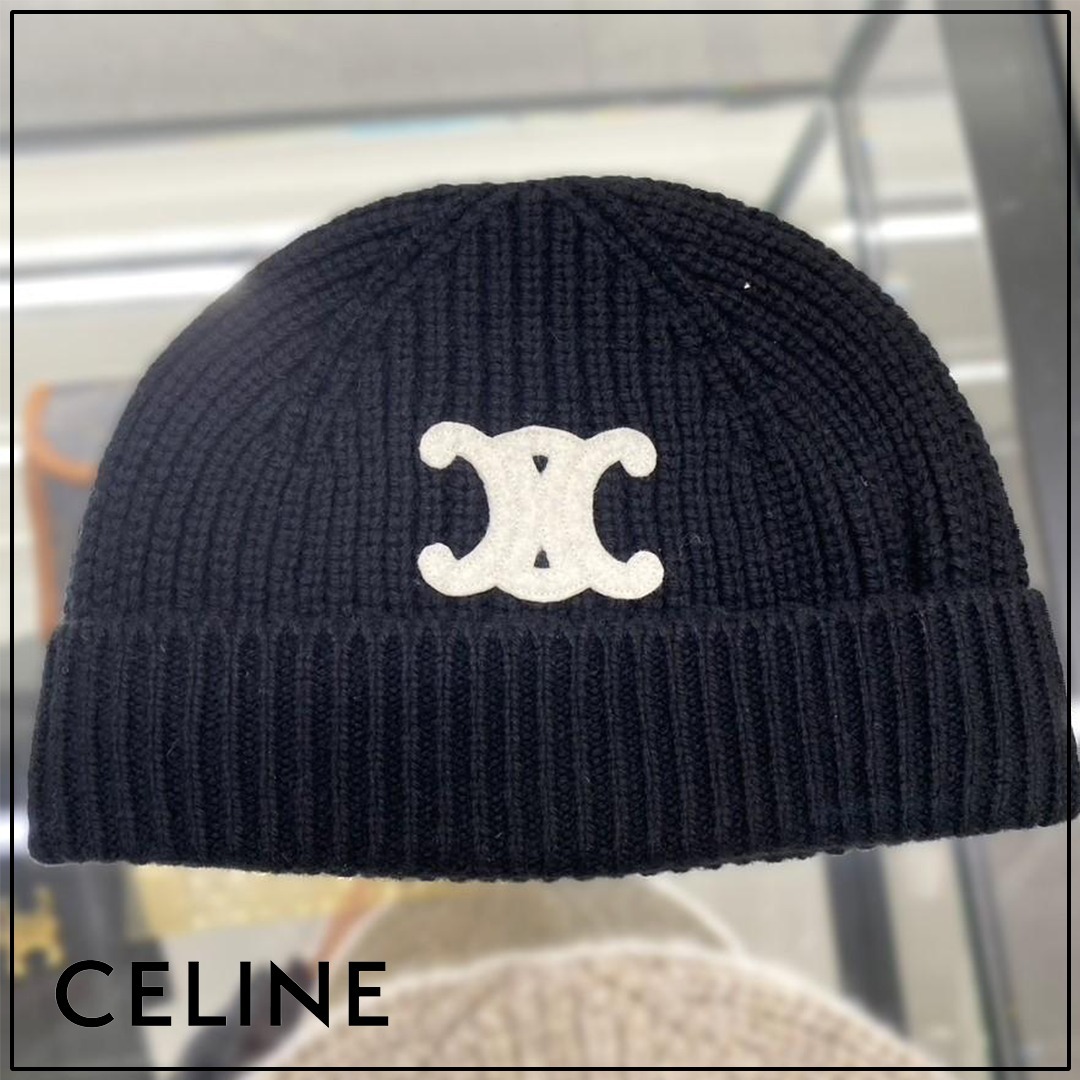 トリオンフ【CELINE】ニットキャップ・ビーニー