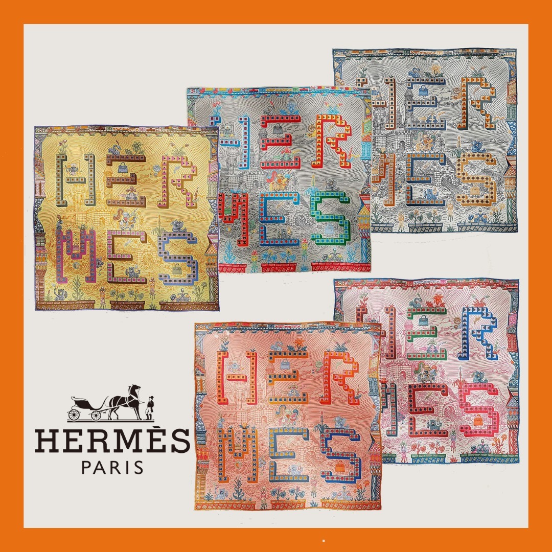 【日本オンラインにないカラー有】HERMES ガヴロッシュ バンダナ