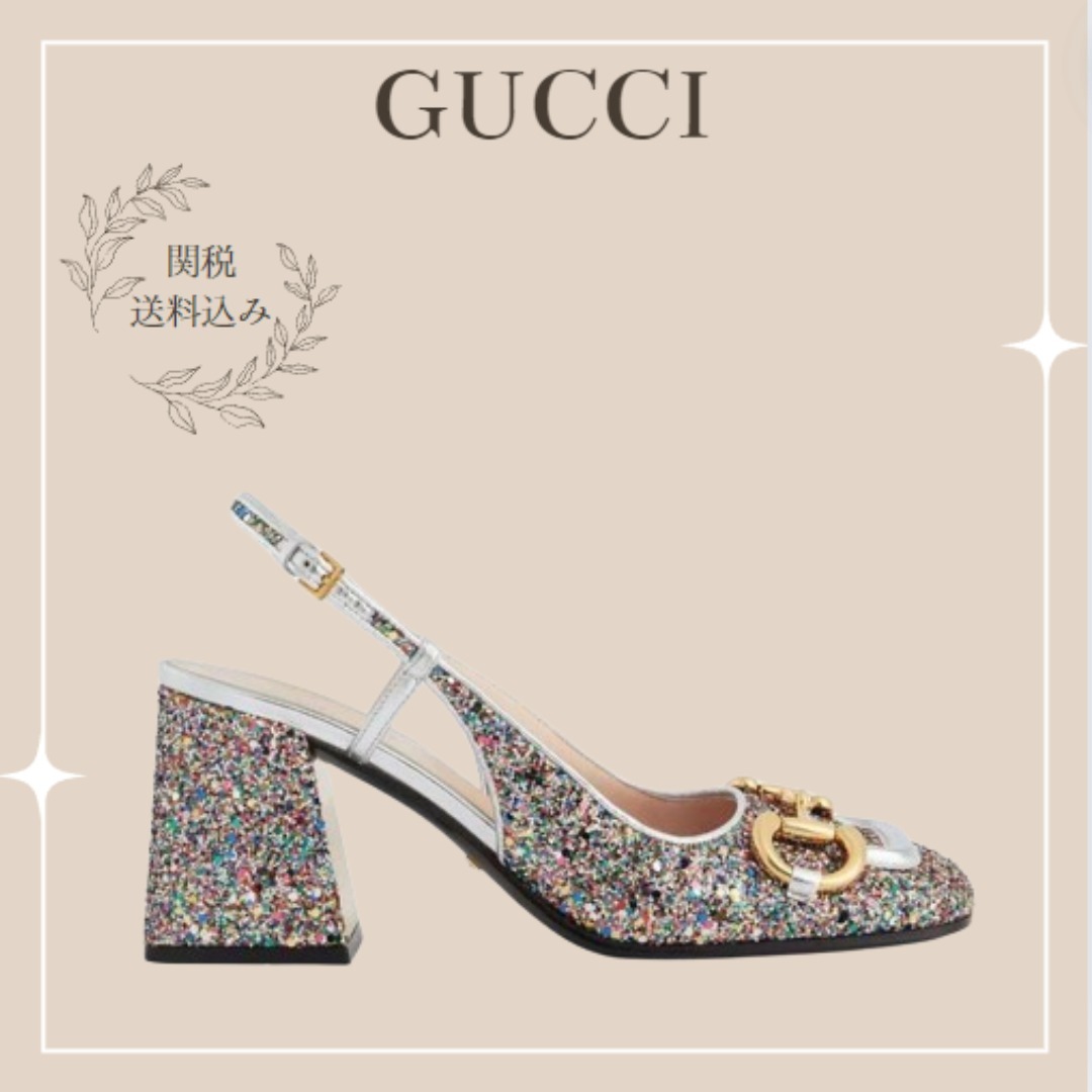 【GUCCI】クリスタル パンプス