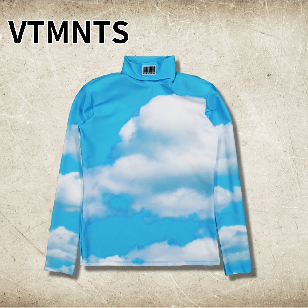 【VTMNTS】スカイライクラバーコードタートルネック