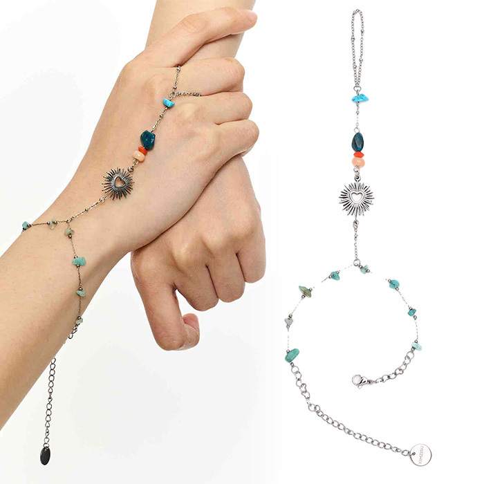★BOYNEXTDOOR ウナク★KIMZISU★人気 Chain Link Ring Bracelet