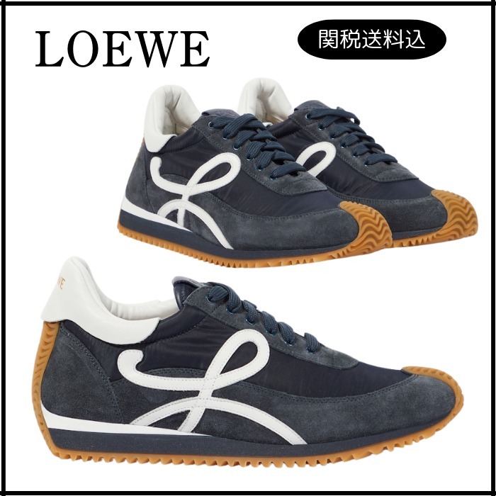 LOEWE フローランナー スエードトリム スニーカー