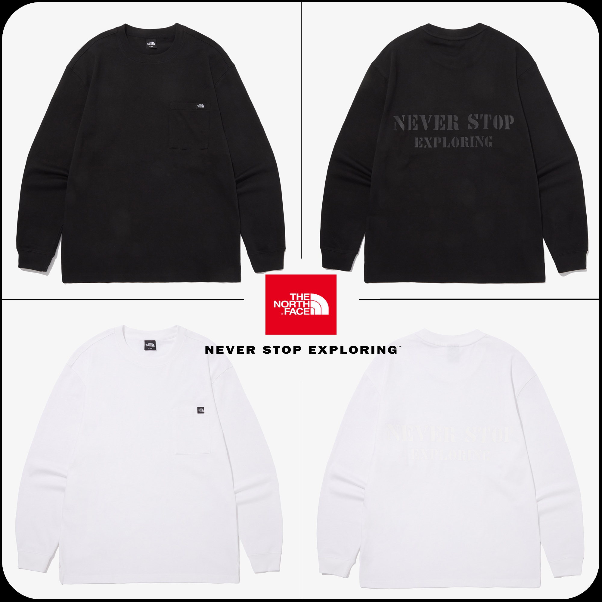 [THE NORTH FACE]★24FW★韓国人気★M’S NSE L/S R/TEE