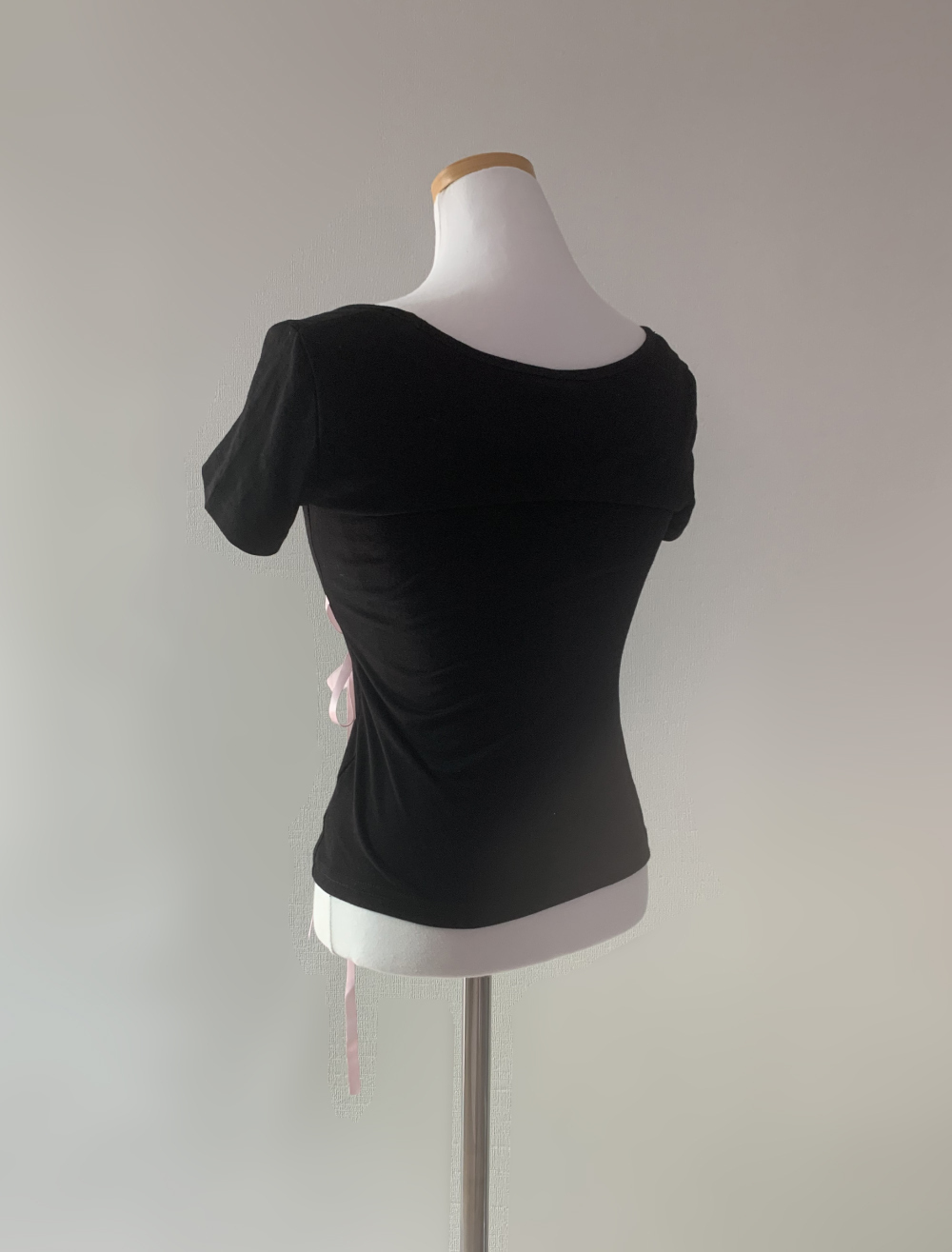 【suzen】Tinifu Ribbon Lace Top