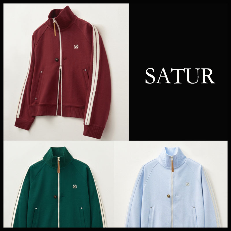 24FW★ SATUR ★LAWTON ALL DAY TRACK ZIP-UP JACKET