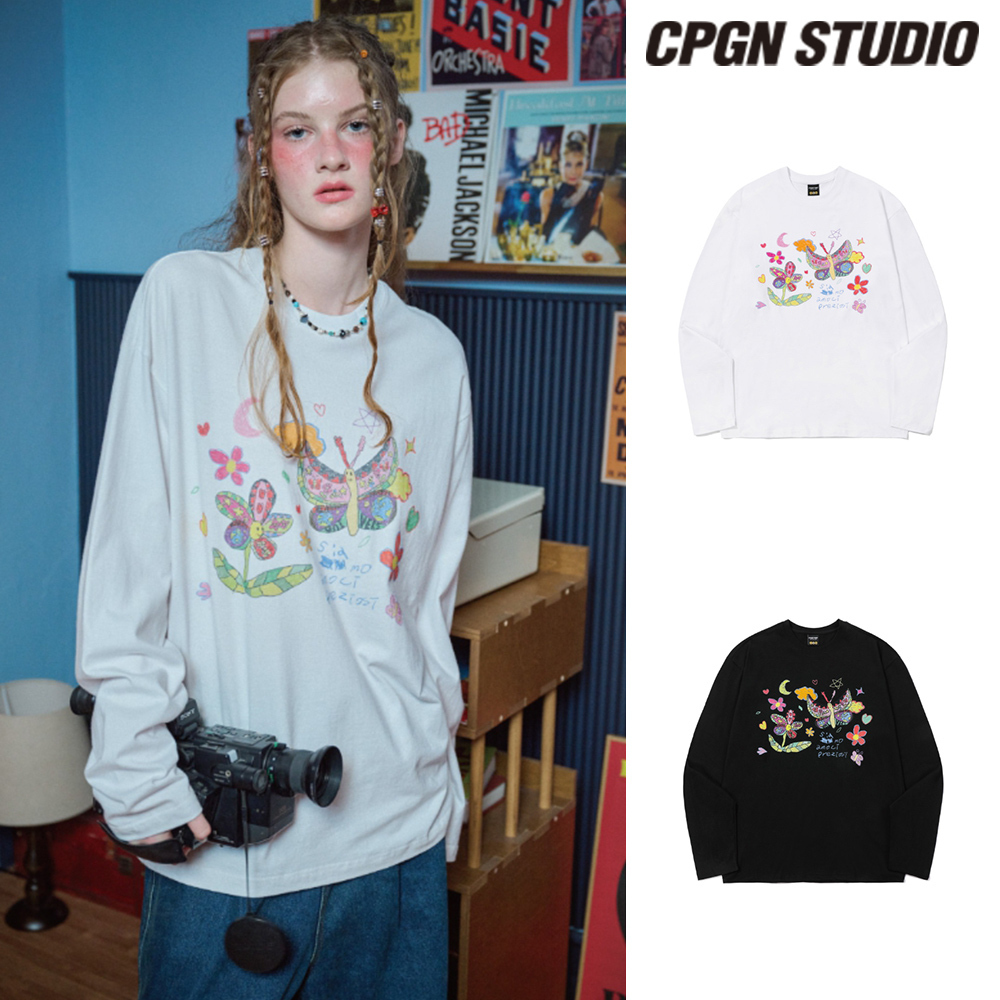 【CPGN STUDIO】24FW★ DTP Butterflower Long Sleeve