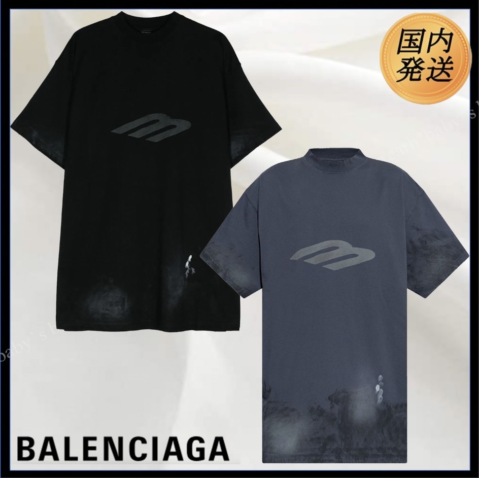 【国内発送★BALENCIAGA】グラフィック Tシャツ