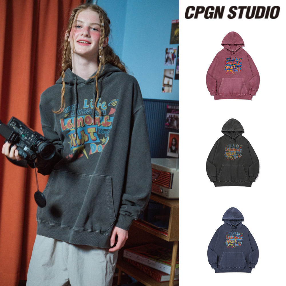 【CPGN STUDIO】24FW★ Life What Pigment Hoodie