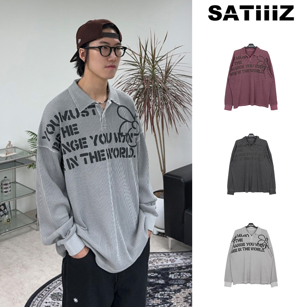 【SATIIIZ】Ender Flower Waffle Sweatshirt