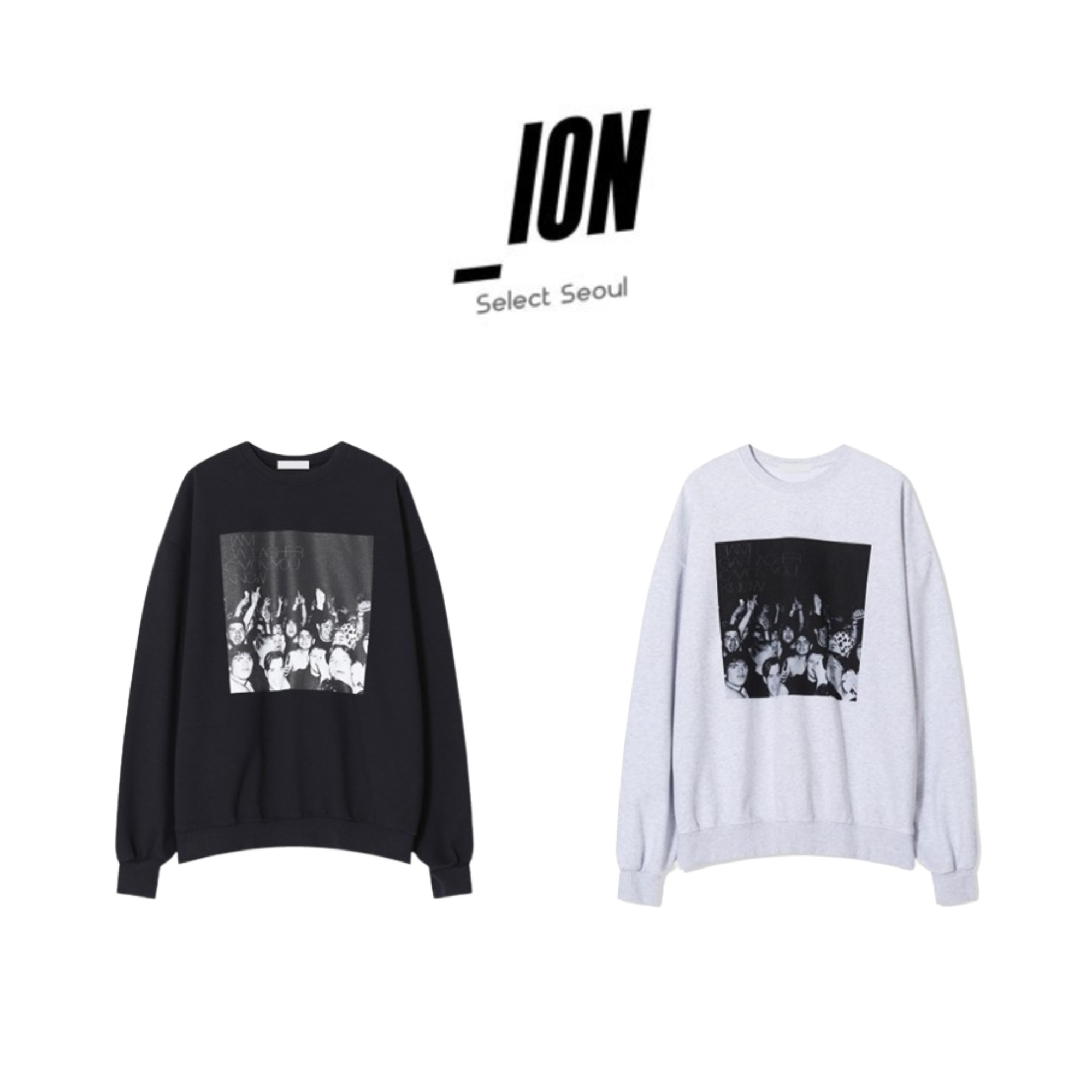 スウェット・トレーナー IONSEOUL Bell Liam Digital Print Sweat Shirt