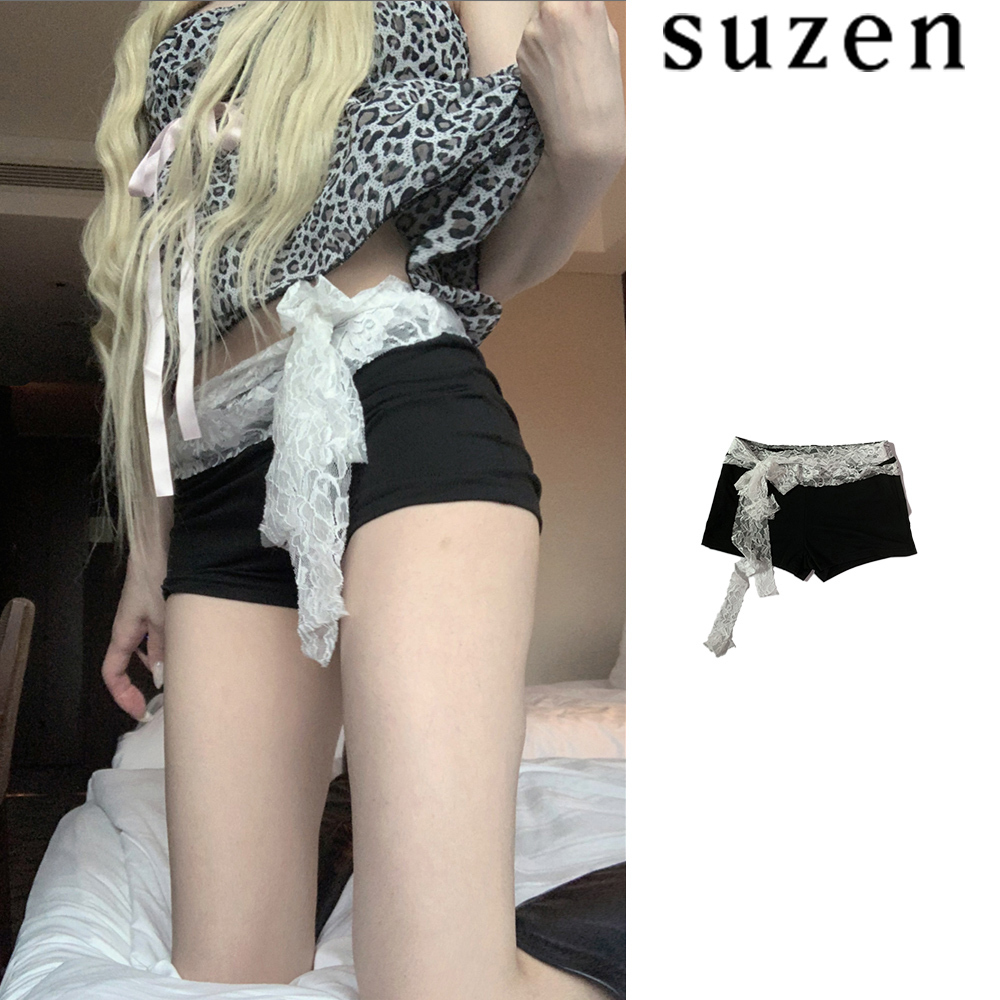 【suzen】Bailey Lace Slim Shorts