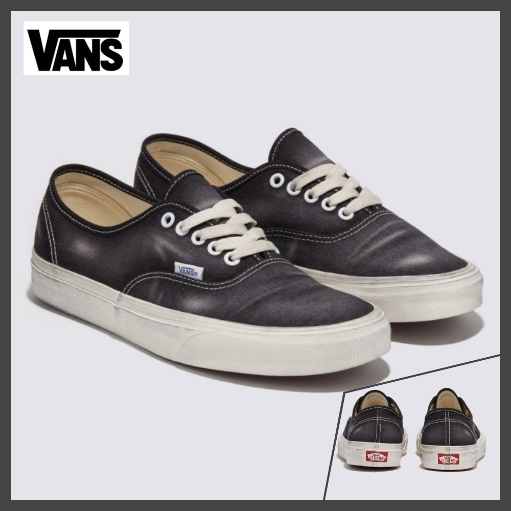[VANS] WAVE WASHED AUTHENTIC ☆ BlLACK★追跡可