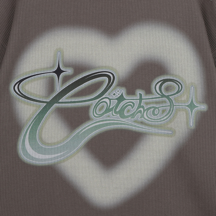 COTCHS★韓国★人気★男女兼用★LOVE COTCHS WAFFLE L/S TEE COTCHS☆韓国☆人気☆男女兼用☆LOVE COTCHS WAFFLE L/S TEE