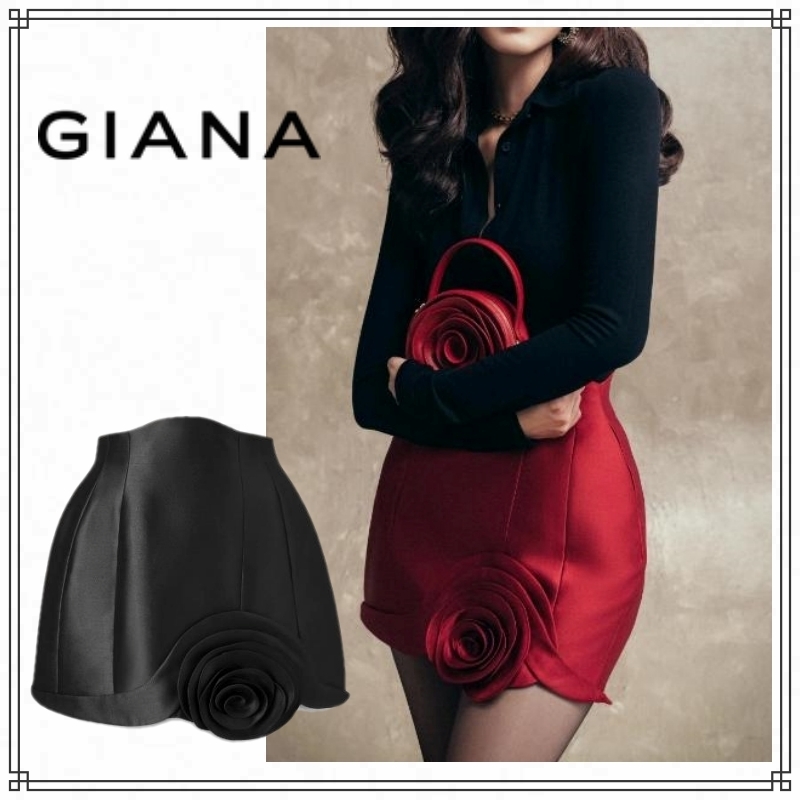 お呼ばれミニスカート【GIANA】SALVADOR スカート 2色  関税込