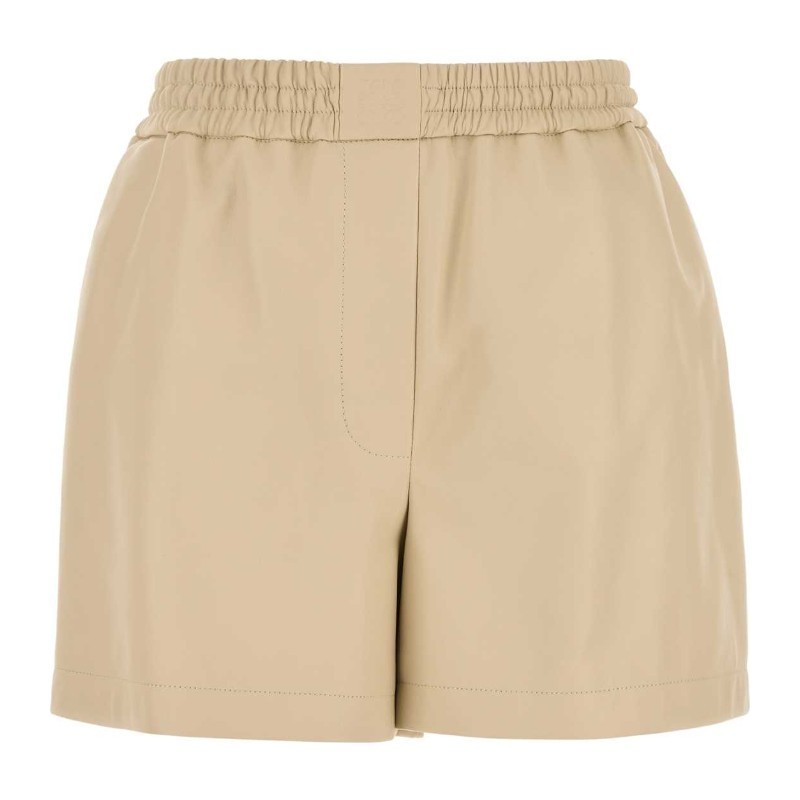 ショートパンツ LOEWE FW24 Sand leather shorts (S359Y1OL03 VANILLA)