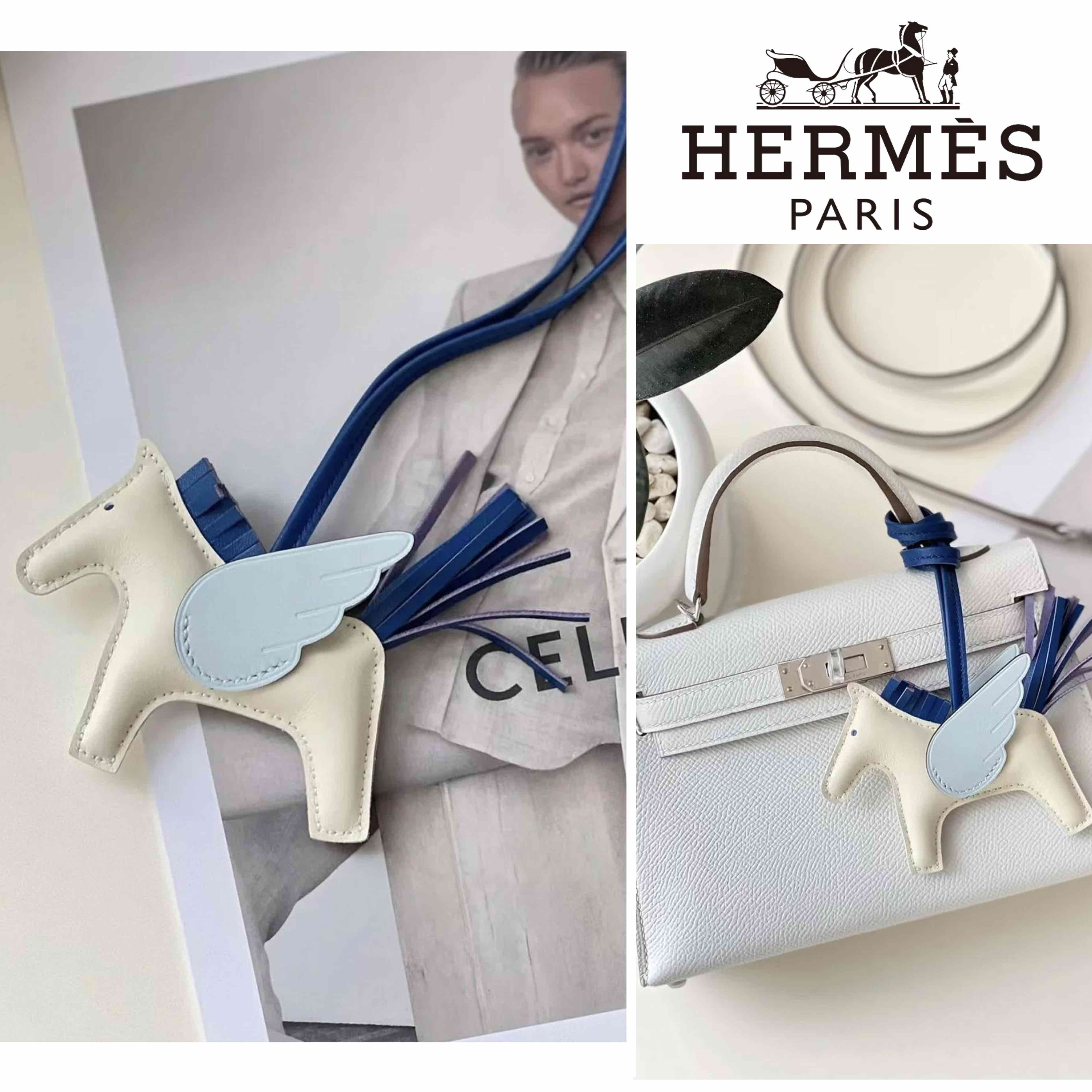 《新色★》HERMES ペガサスPM クレ ブルードゥフランス