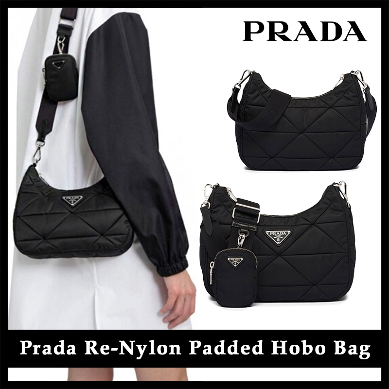 ★関税/送料込★☆PRADA★パデッドナイロン ショルダーバッグ★