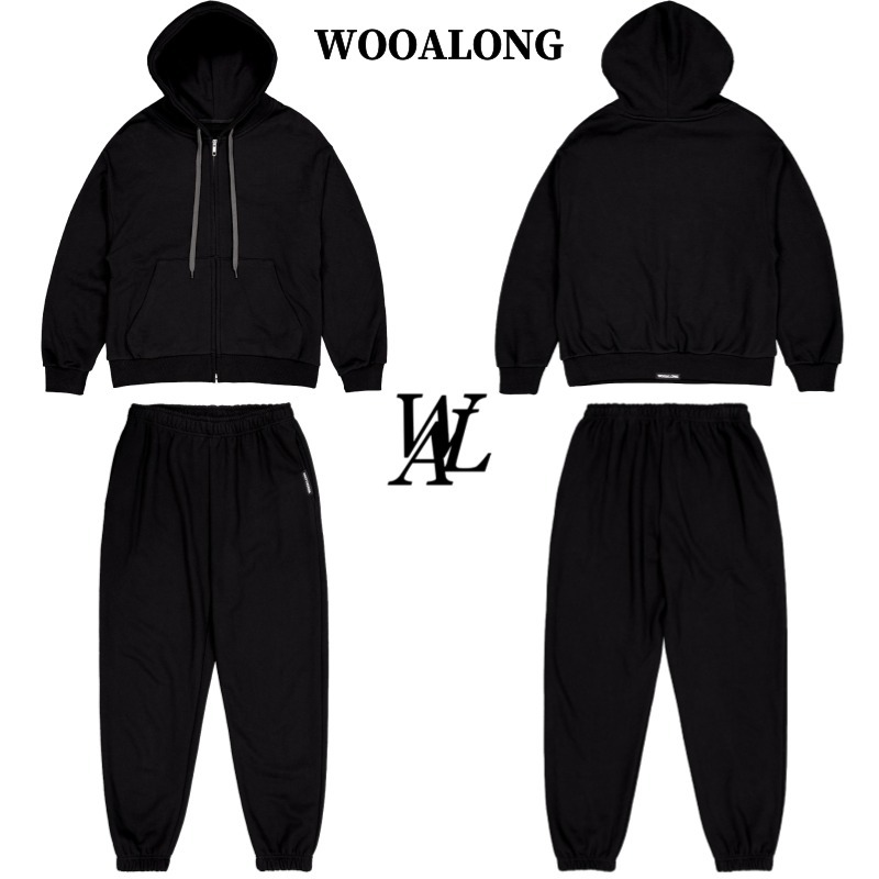 【WOOALONG】 ★ Lady Set Up ★ Hoodie & Pants 上下セット★