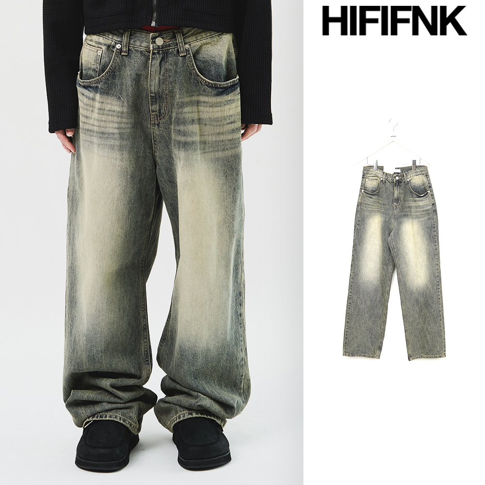【HI FI FNK】Teen Slab Wide Denim